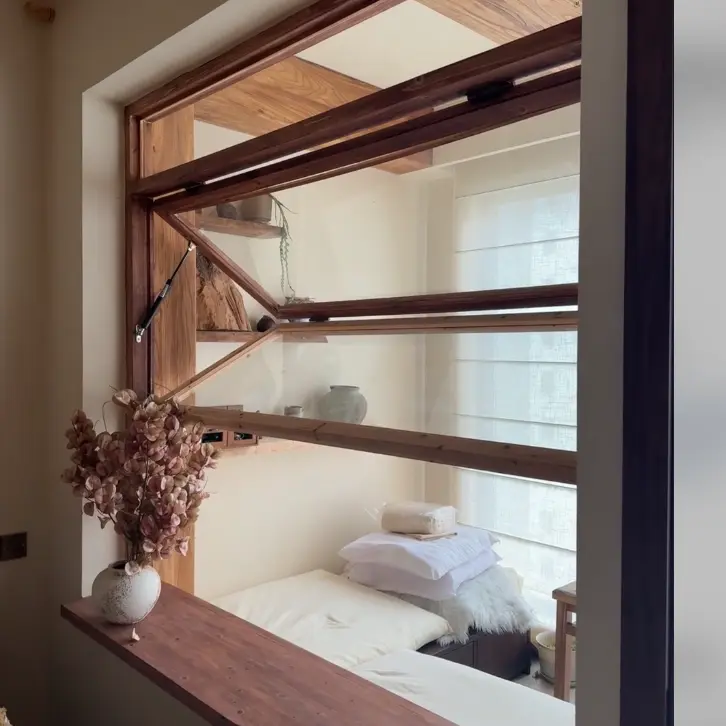 Прозорци с горни панти от алуминиева сплав