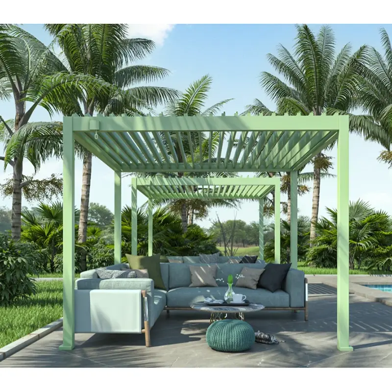 Ръчно прибираща се беседка